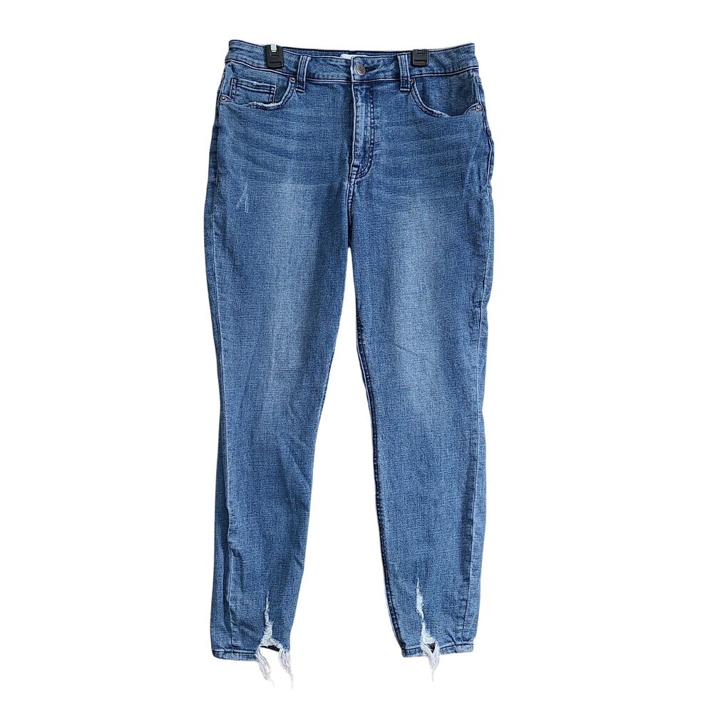 Pistola Arianna High Rise Ankle Skinny Jean Womens 30 Medium Wash Stretch Preppy